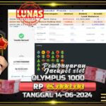 BUKTI JACKPOT SLOT GATES OF OLYMPUS 1000 TERPERCAYA DI INDONESIA TGL 14-06-2024