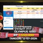 BUKTI JACKPOT SLOT GATES OF OLYMPUS 1000 TERPERCAYA DI INDONESIA TGL 12-07-2024