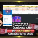 BUKTI JACKPOT SLOT SWEET BONANZA 1000 TERPERCAYA DI INDONESIA TGL 22-07-2024