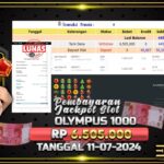 BUKTI JACKPOT SLOT GATES OF OLYMPUS 1000 TERPERCAYA DI INDONESIA TGL 11-07-2024