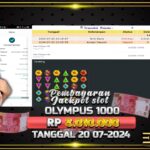 BUKTI JACKPOT SLOT GATES OF OLYMPUS 1000 TERPERCAYA DI INDONESIA TGL 20-07-2024