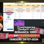 BUKTI JACKPOT SLOT SWEET BONANZA 1000 TERPERCAYA DI INDONESIA TGL 28-07-2024