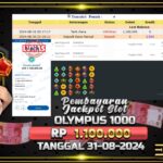 BUKTI JACKPOT SLOT GATES OF OLYMPUS 1000 TERPERCAYA DI INDONESIA TGL 31-08-2024