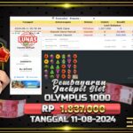 BUKTI JACKPOT SLOT GATES OF OLYMPUS 1000 TERPERCAYA DI INDONESIA TGL 11-08-2024