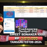 BUKTI JACKPOT SLOT SWEET BONANZA 1000 TERPERCAYA DI INDONESIA TGL 03-08-2024