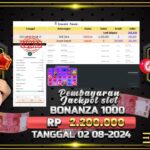 BUKTI JACKPOT SLOT SWEET BONANZA 1000 TERPERCAYA DI INDONESIA TGL 02-08-2024