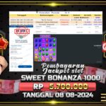 BUKTI JACKPOT SLOT SWEET BONANZA 1000 TERPERCAYA DI INDONESIA TGL 08-08-2024