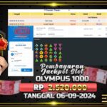 BUKTI JACKPOT SLOT GATES OF OLYMPUS 1000 TERPERCAYA DI INDONESIA TGL 06-09-2024