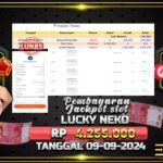 BUKTI JACKPOT SLOT LUCKY NEKO TERPERCAYA DI INDONESIA TGL 09-09-2024